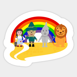 Pride Oz Rainbow Sticker